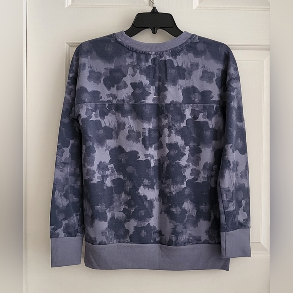 MONDETTA LADIES LIGHTWEIGHT PRINTER TOP LONG SLEEVES - Picture 2 of 2